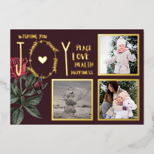 Foil FOTO CHRISTMAS FERIEN NEUES JAHR 2022 2023