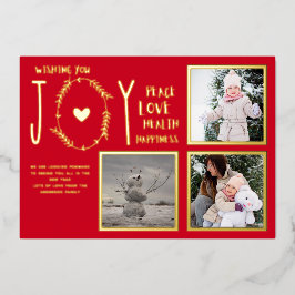 Foil FOTO CHRISTMAS FERIEN NEUES JAHR 2022 2023 Folieneinladung