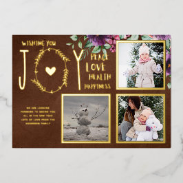 Foil FOTO CHRISTMAS FERIEN NEUES JAHR 2022 2023 Folieneinladung