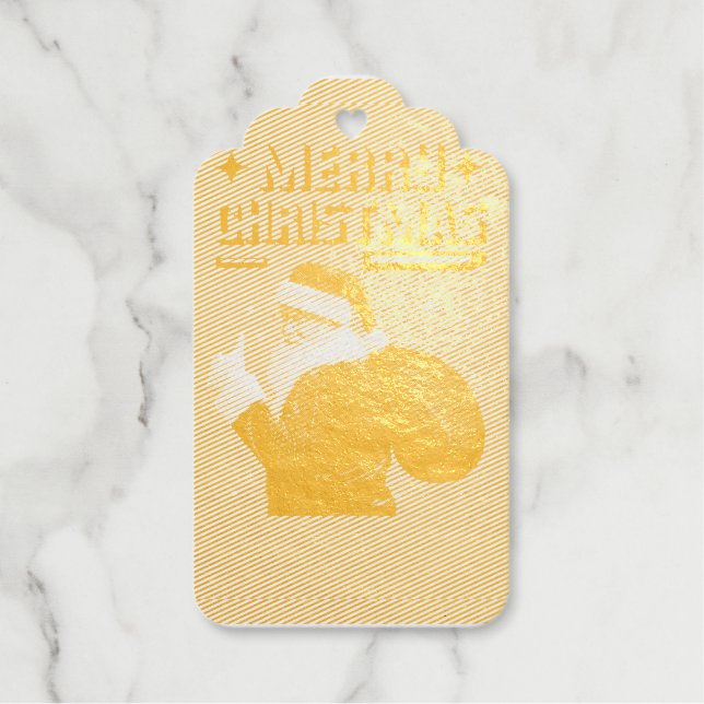 Foil Gift Tag Geschenkanhänger (Vorderseite)