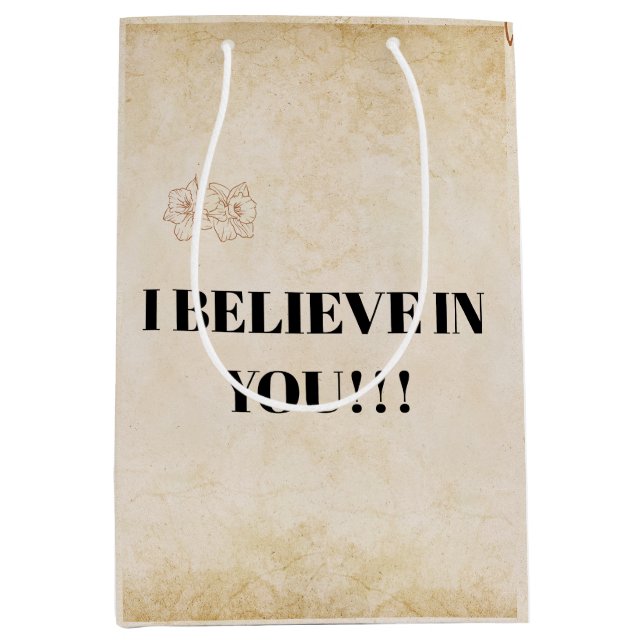 Foil Gift Tag Mittlere Geschenktüte (Vorderseite)