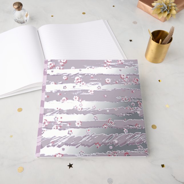 Foil Guestbook – Butterfly Garden Gästebuch (Vorderseite Offen)