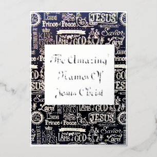 Foil Holiday Card Folien Feiertagskarte