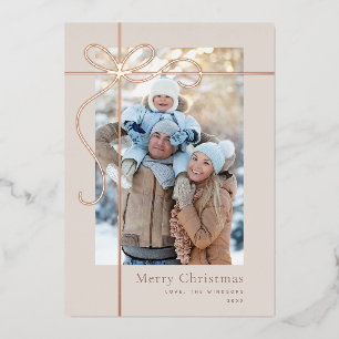 Foil Holiday Card Folien Feiertagskarte