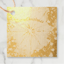 Foil Holiday Card hell großer froher Weihnachtssta Geschenkanhänger
