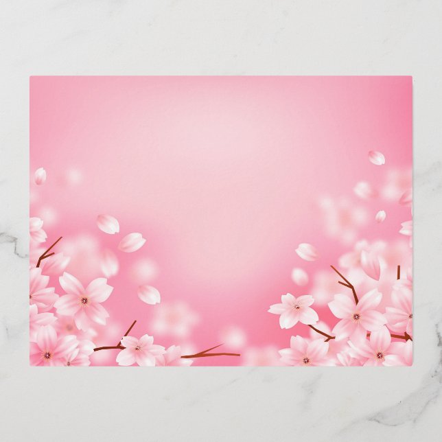 Foil Holiday Post Card Folien Feiertagspostkarte (Vorderseite)