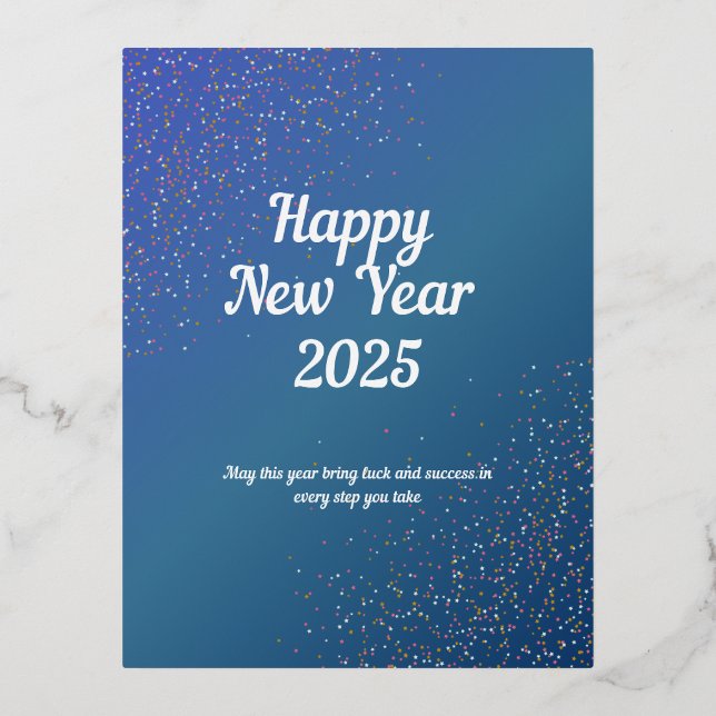 Foil Holiday Post Card Folien Feiertagspostkarte (Vorderseite)