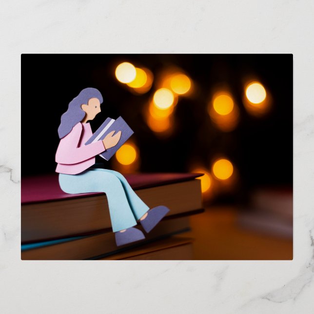 Foil Holiday Post Card Folien Feiertagspostkarte (Vorderseite)