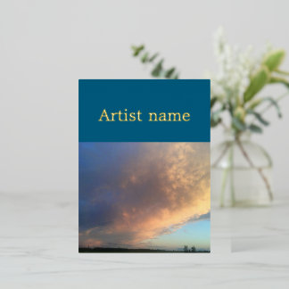 Foil Invitation Postcard Folie Einladungspostkarte