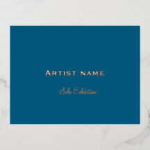 Foil Invitation Postcard