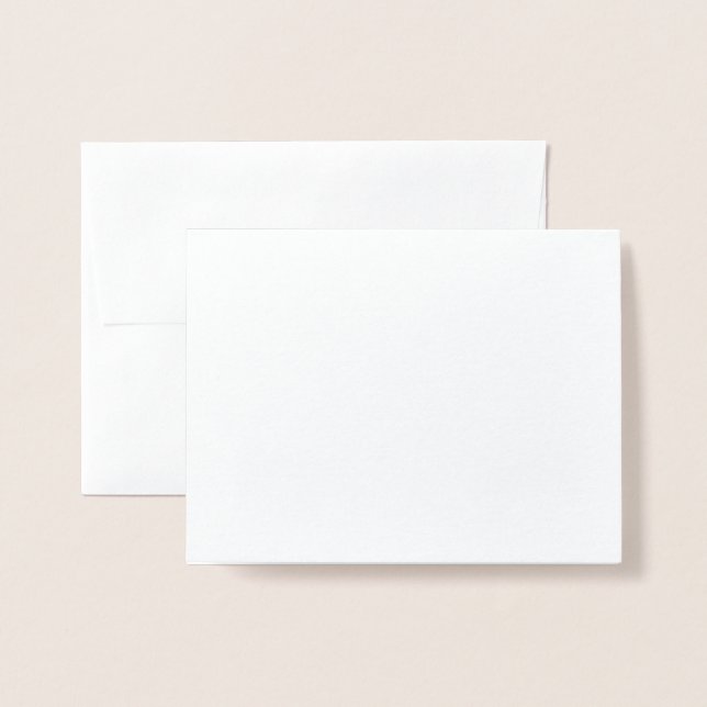 Foil-Karte Folienkarte (Vorderseite mit Umschlag)