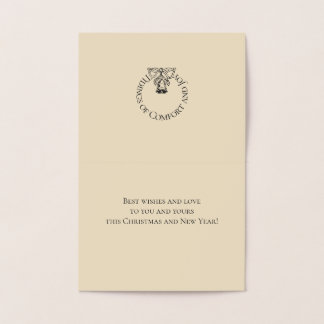 Foil Merry Christmas Snowflake Muster Folienkarte