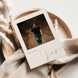 FOIL Moderne Minimalistisch Bridal Dusche Einladun Folieneinladung