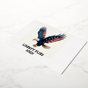 Foil Patriotic Adle 4. Juli Einladung