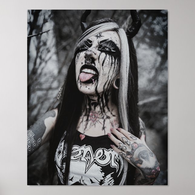 Foil Print Black Metal Foliendrucke (Vorderseite)