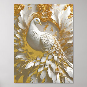 Foil Print, Size: 11" x 14", Foil Color: Gold, mat Foliendrucke