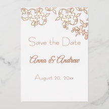 Foil Scrolls Save the Data Foil Einladung