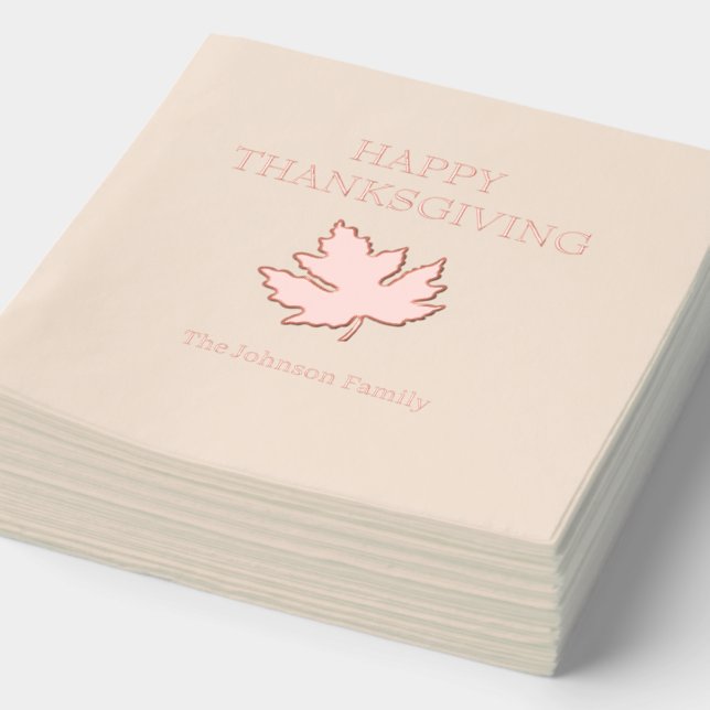 Foil Stamps Napkins Servietten Mit Folie (Ausschnitt)