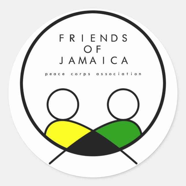 FOJ-Aufkleber Runder Aufkleber (Vorderseite)