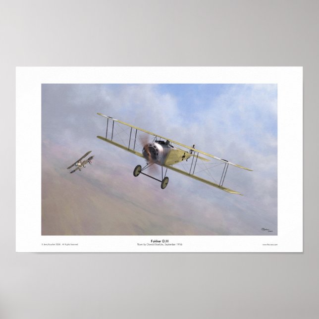 Fokker D.III Poster (Vorne)