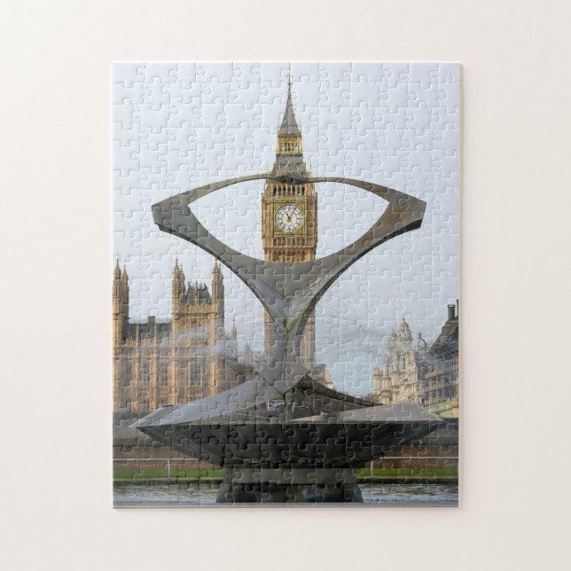 Fokus auf Big Ben - London - 11x14 - 252 Stk. Puzzle (Vertikal)