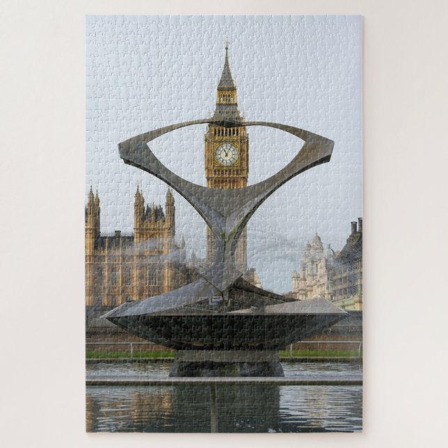 Fokus auf Big Ben - London - 20x30 - 1014 Stk. Puzzle (Vertikal)