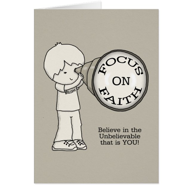 Fokus auf den Glauben (Vorne)