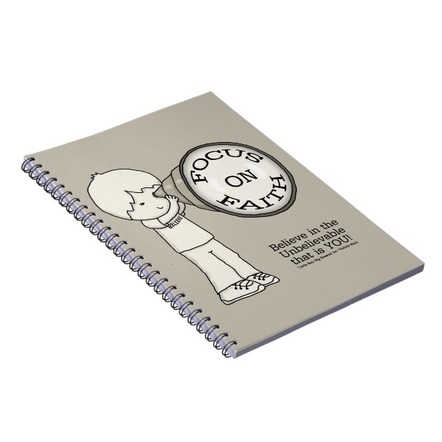 Fokus auf den Glauben Notizblock (Rechte Seite)