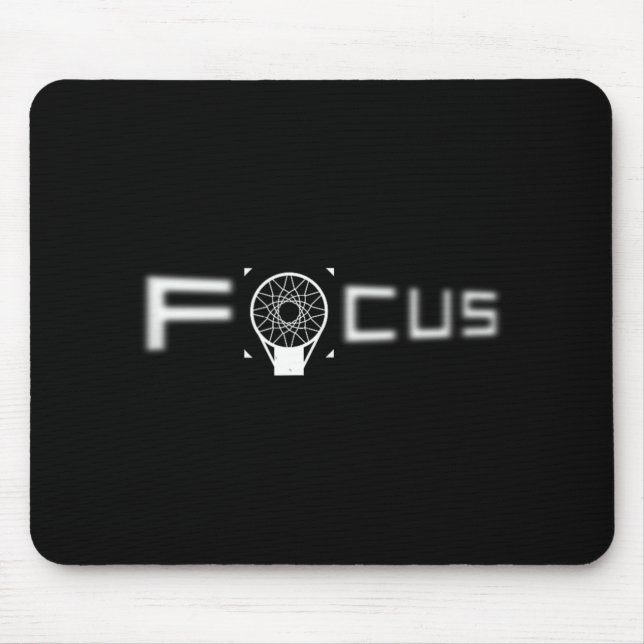 Fokus Basketball Weichzeichner Tank Top Mousepad (Vorne)