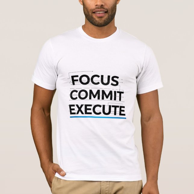 Fokus Commit Execute Tech T-Shirt (Vorderseite)