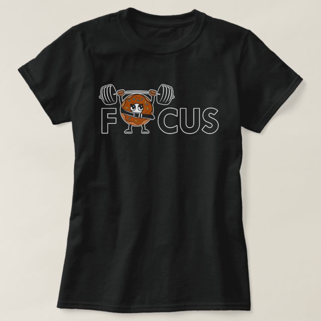 Fokus - Fitness Motivation T-Shirt (Design vorne)