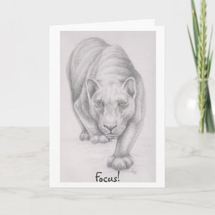 Fokus! Grußkarte Karte