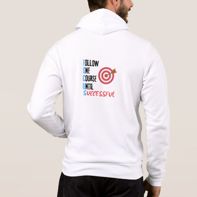 Fokus Hoodie (Rückseite)