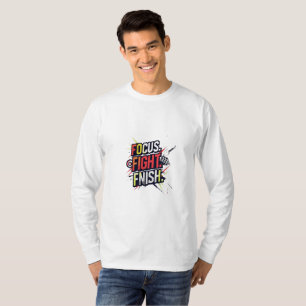 "Fokus. Kampf. Oberfläche. - Hochleistungsathletik T-Shirt