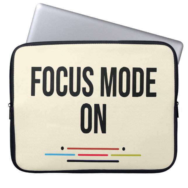 Fokus-Modus AN Laptop-Hülle Laptopschutzhülle (Vorderseite)