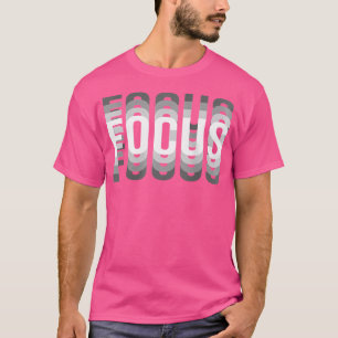 Fokus Optische Täuschung Trippy T-Shirt