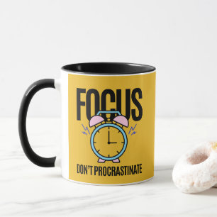 Fokus Verzögern nicht Inspiration Tasse
