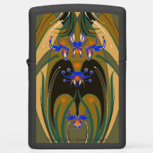 Fokus Zippo Feuerzeug-Schwarz-Mattende