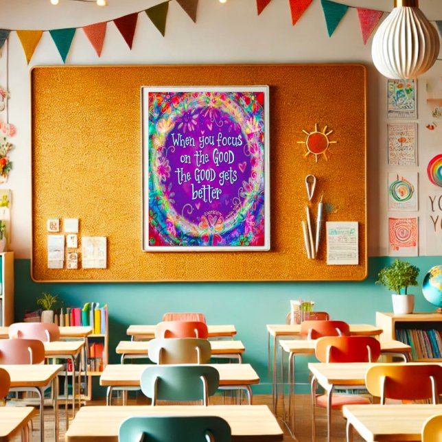 Fokussieren auf das "Good’ Motivierend Inspirivity Poster (Von Creator hochgeladen)