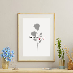 Fokussieren auf Ihr Poster