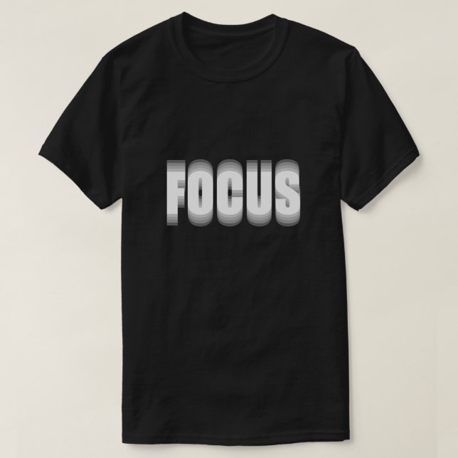 Fokussierende optische Illusion Fokus Trippy Illus T-Shirt (Design vorne)