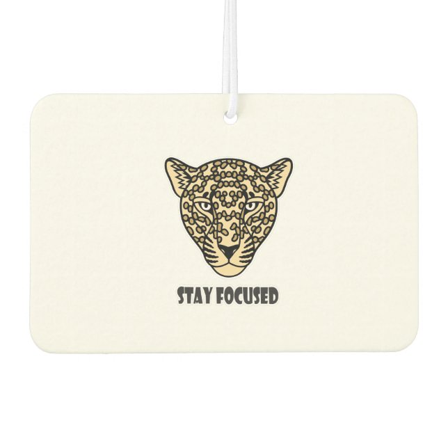 Fokussiert bleibe autolufterfrischer (Vorderseite)