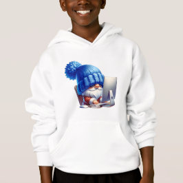 Fokussierte Gnome-Arbeit am Arbeitsplatz Hoodie