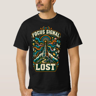 Fokussignal verloren Retro-Radio-T-Shirt T-Shirt