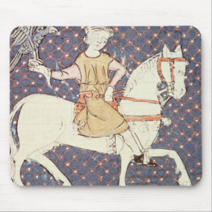 Fol.58v kann: Falknerei Mousepad