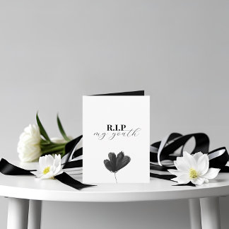 Fold Pic R.I.P. Einladung meiner Jugend zum 30. Ge