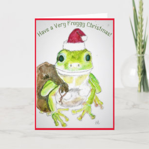 Folded Christmas/Holiday card Feiertagskarte