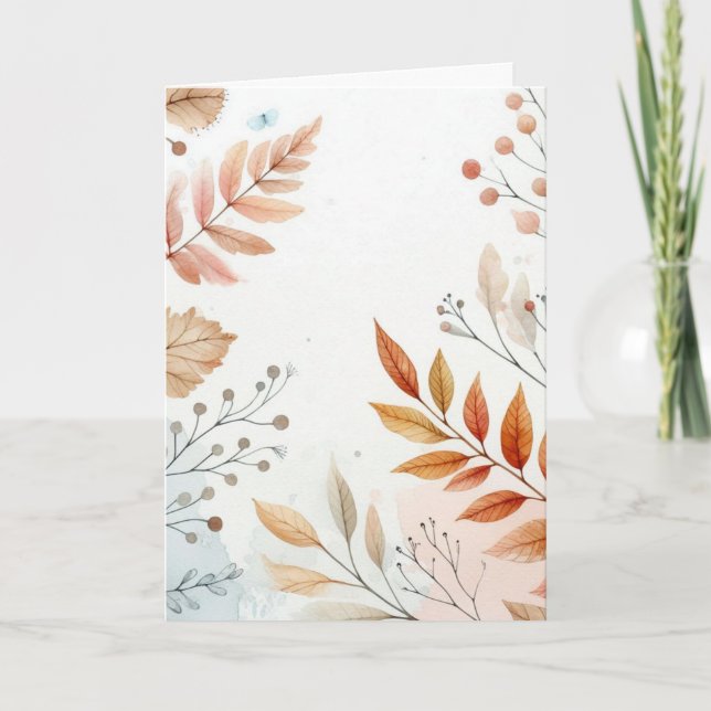Folded Greeting Card Karte (Vorderseite)