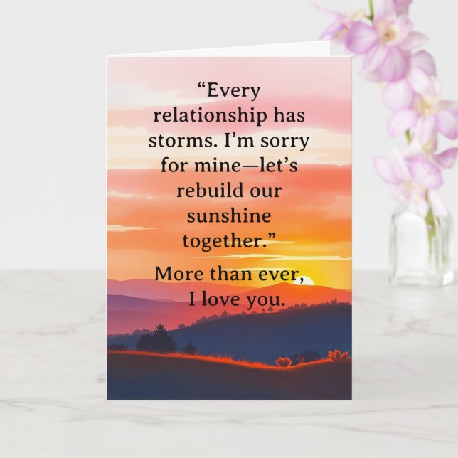 Folded Greeting Card Karte (Orchidee)