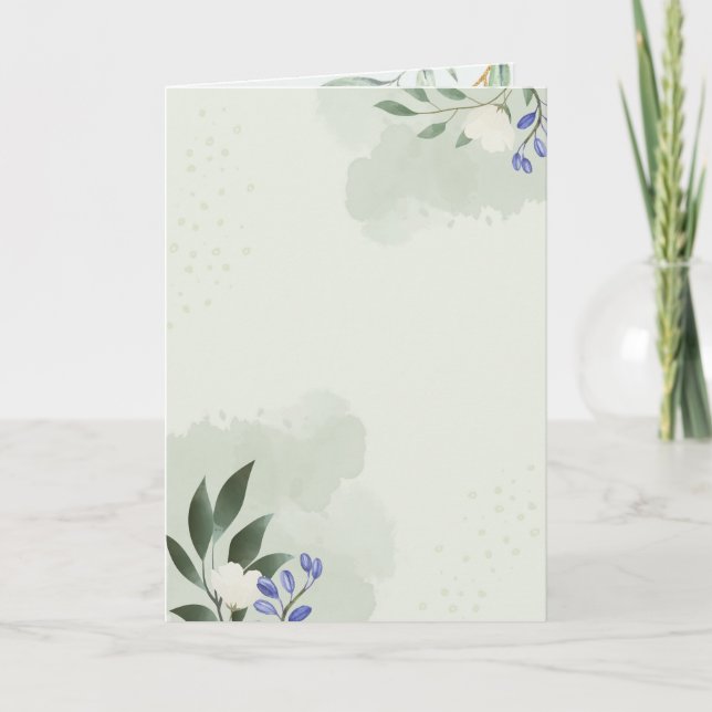 Folded Greeting Card Karte (Vorderseite)